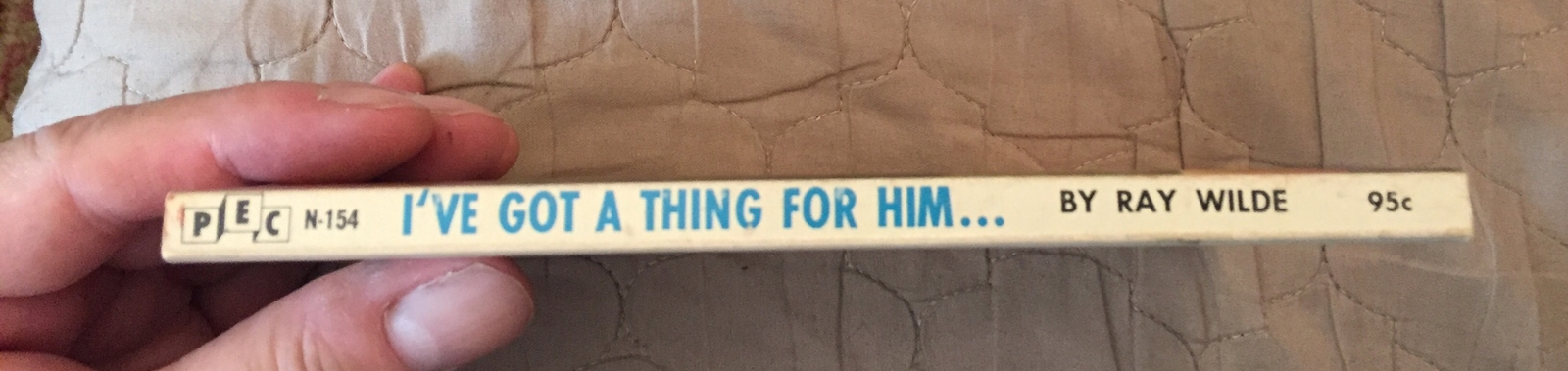 Sleaze Vintage Pb gga, I’ve Got A Thing For Him by Wilde, PEC N154, Pbo 1967, NF
