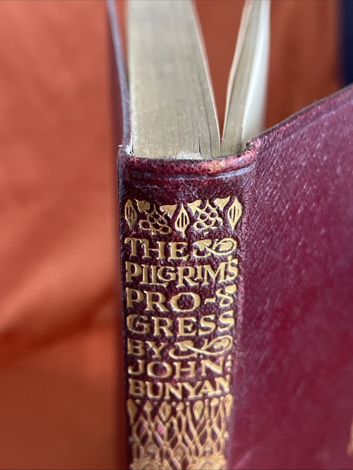 Leather Binding Art Deco Dent Everyman Pilgrim’s Progress John Bunyan 1916