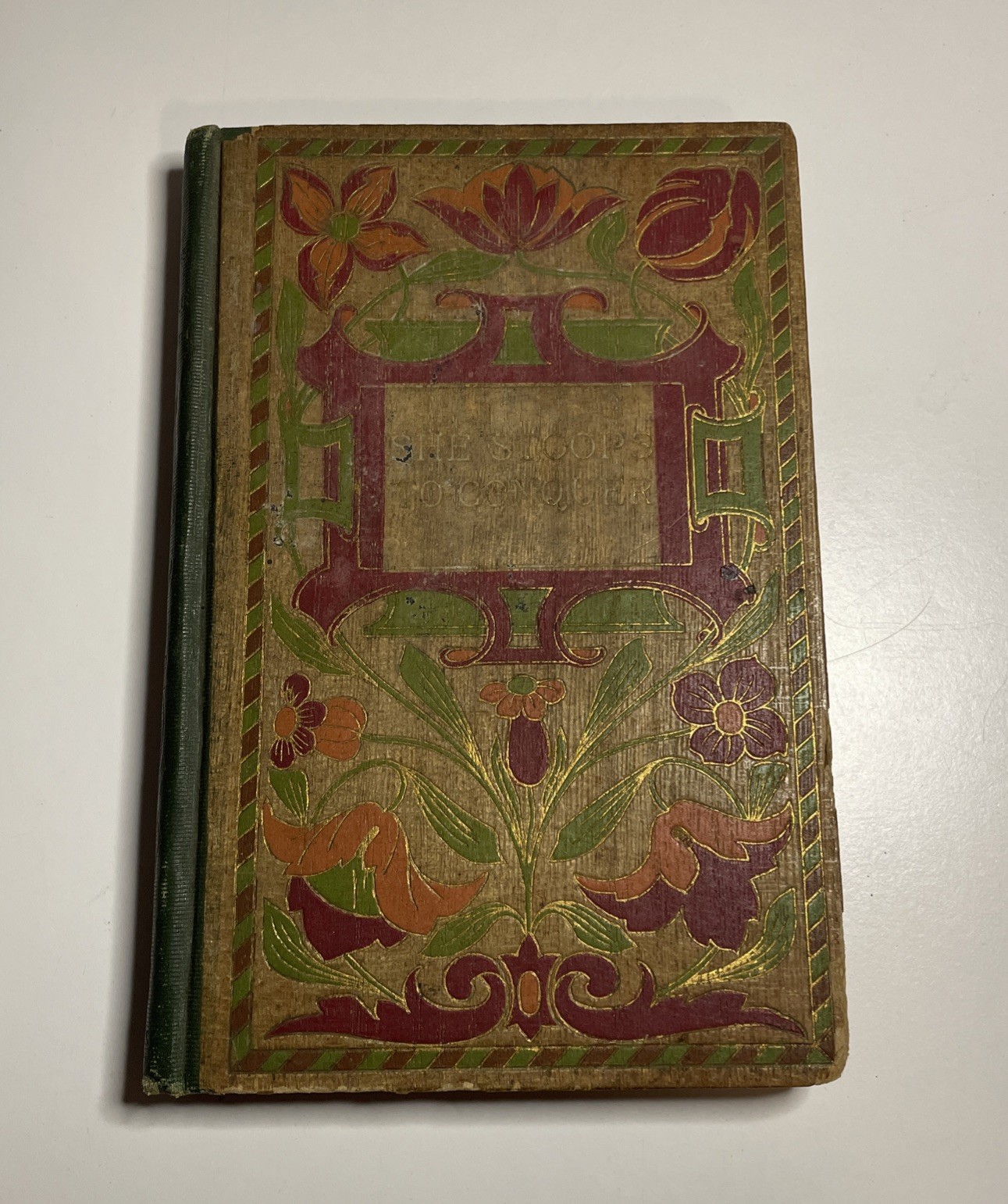 1899 She Stoops To Conquer Henry Altemus Antique Art Nouveau Hardcover Book EUC