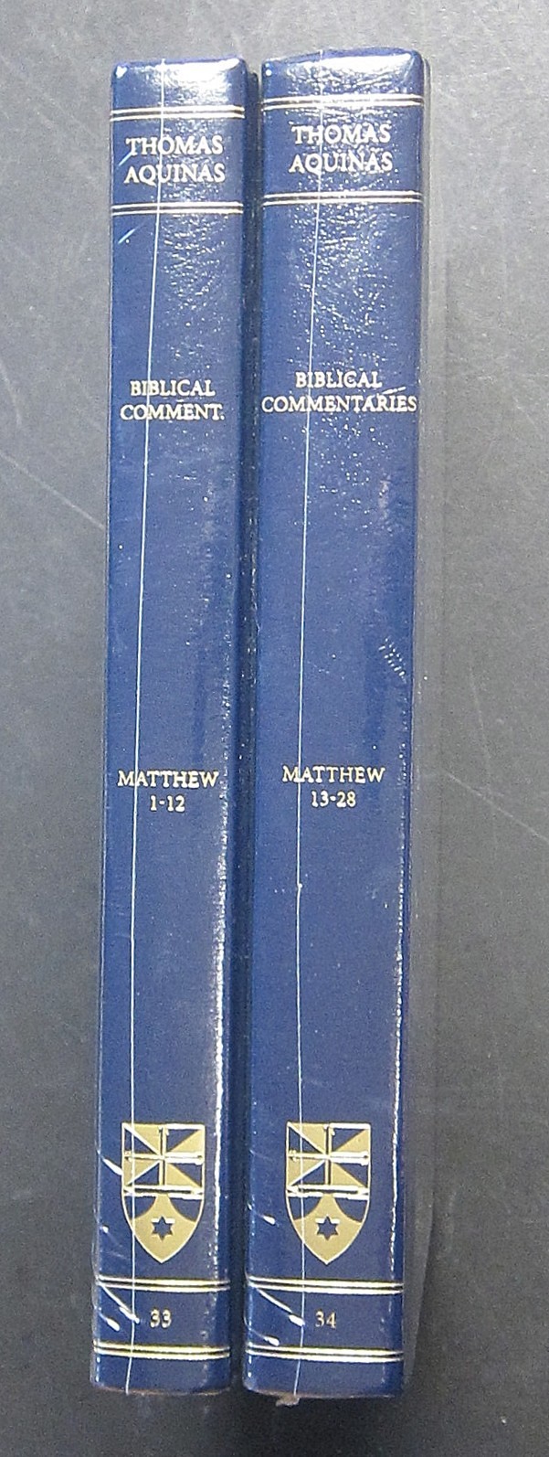 St. Thomas Aquinas: Commentary on the Gospel of Matthew Chapters 1-12/13-28 New
