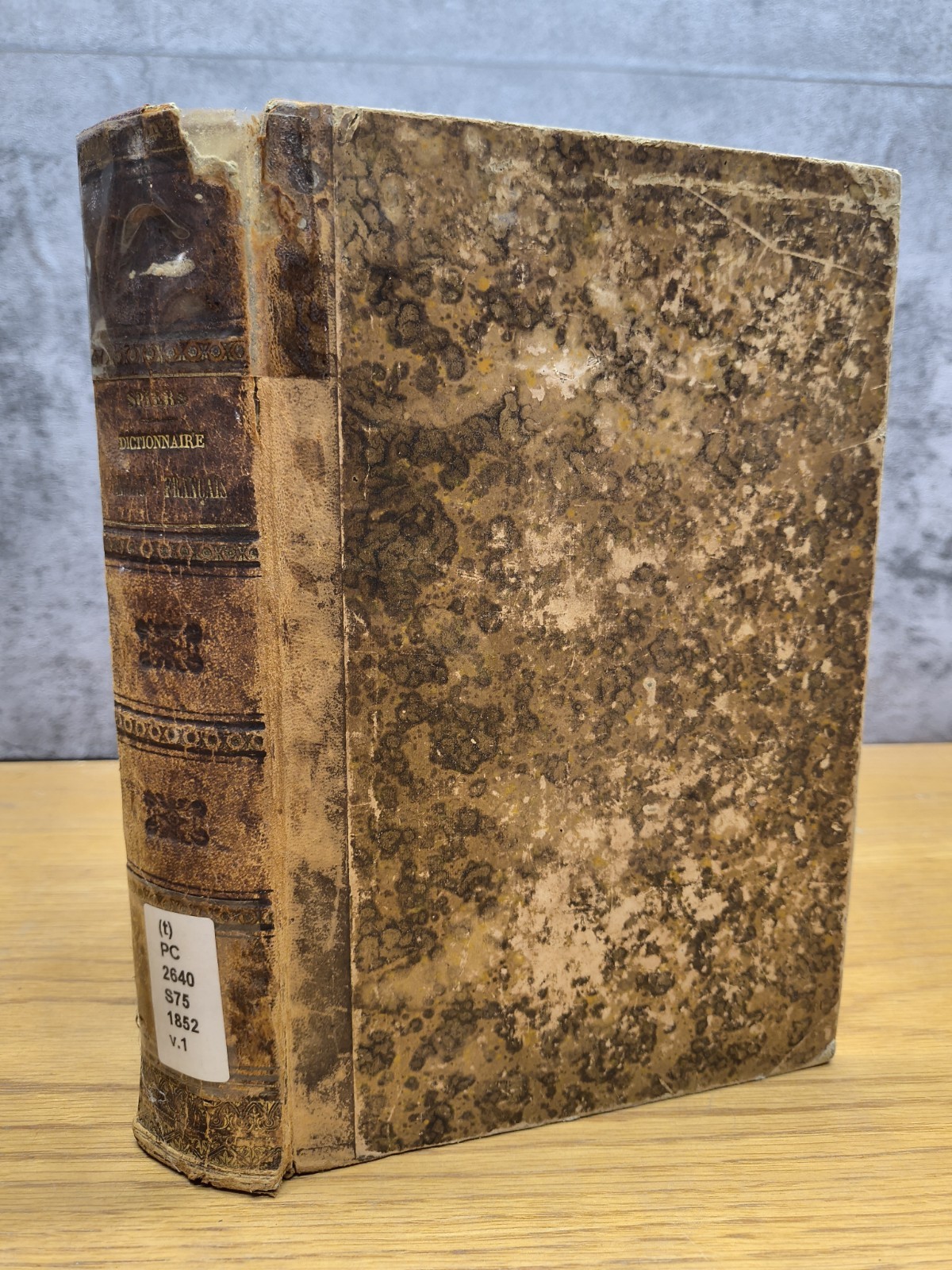 DICTIONNAIRE GENERAL ANGLAIS-FRANCAIS NOUVELLEMENT REDIGE PAR A. SPIERS 1852