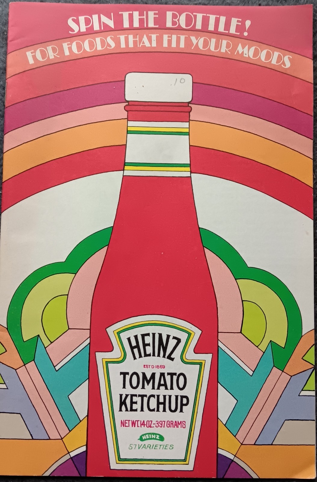 Vintage Heinz Ketchup Recipe Cook Booklet Spin The Bottle – Food Ephemera – 1970