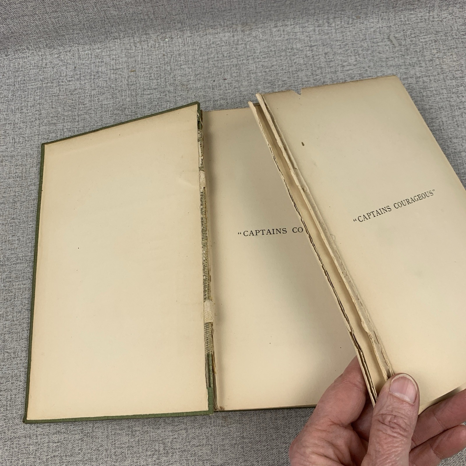 Captains Courageous by Rudyard Kipling 1897 First Edition Century Co
