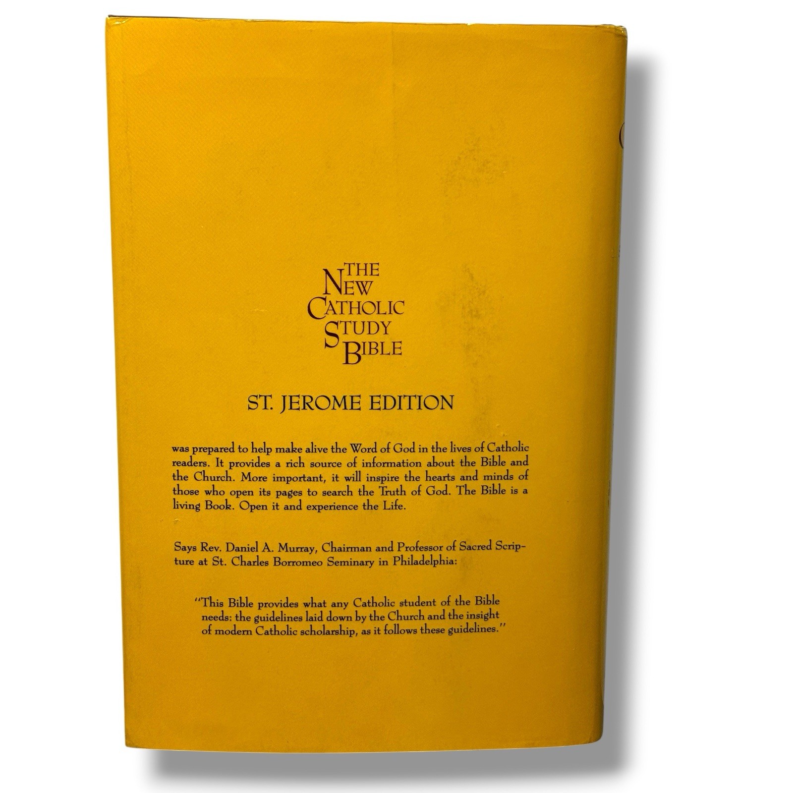 The New Catholic Study Bible St Jerome Edition Hardcover 1985 Thomas Nelson HC