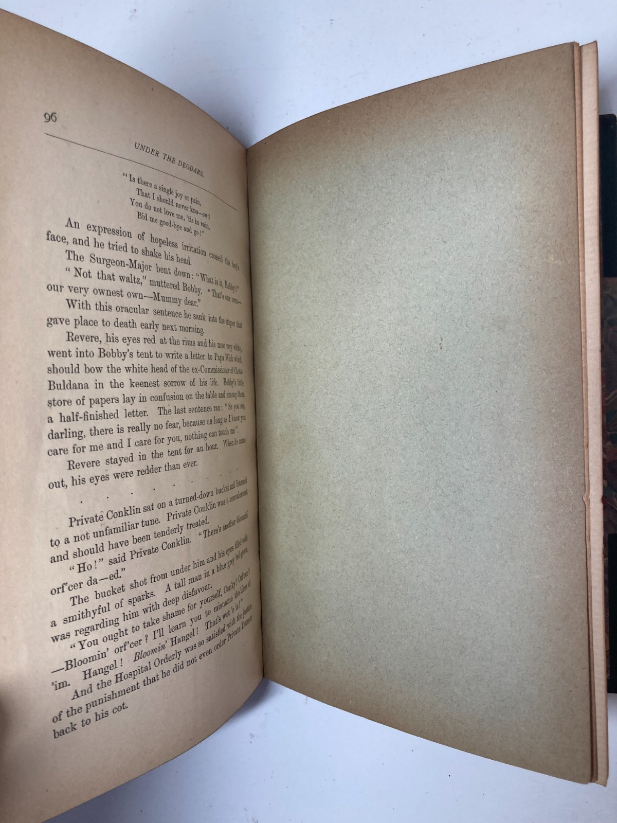 Kipling Under the Deodars 1890 Indian Railway Library Stikeman Binding Wrappers