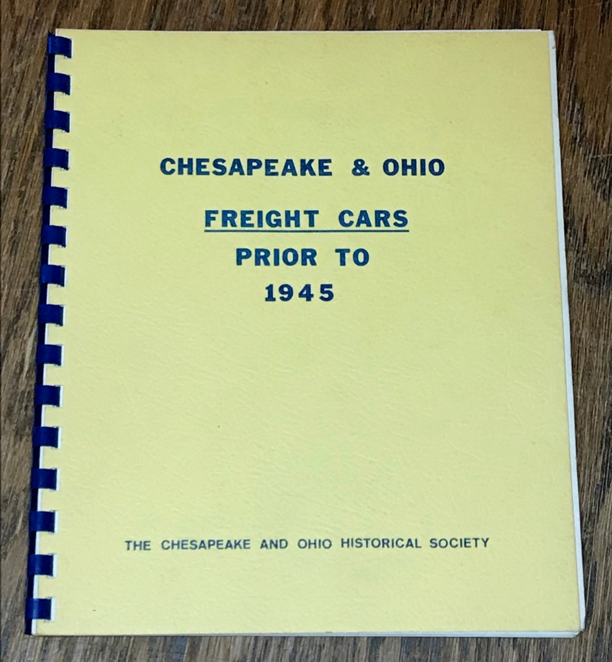 Chesapeake & Ohio Railway Freight Cars Prior To 1945 Hopper & Box Cars