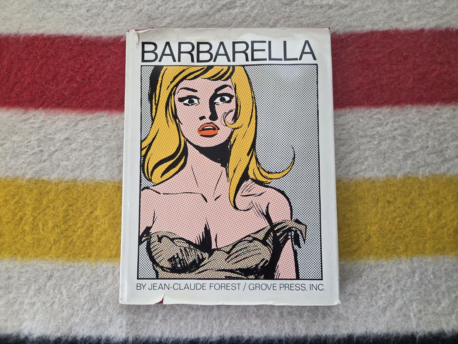 Barbarella Hardcover 1st U.S. Edition Graphic Novel Dust Jacket 1966 Grove Press