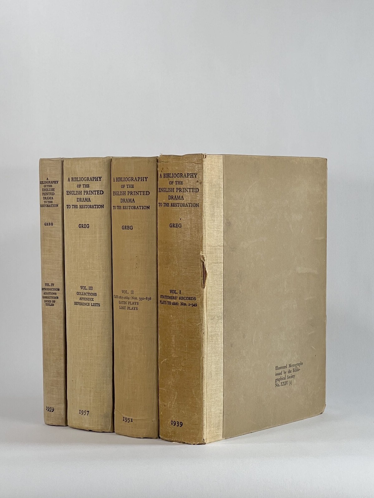 Goodspeed’s Reference Library / Association Copy Bibliography of the English 1st