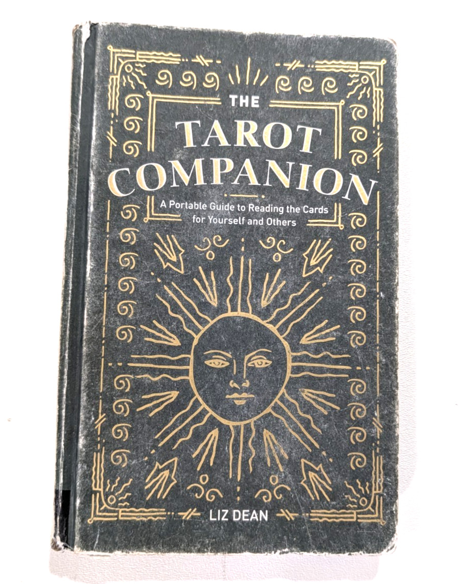 Tarot Companion Portable Guide to Reading the Cards Hardcover Book Liz Dean 2018
