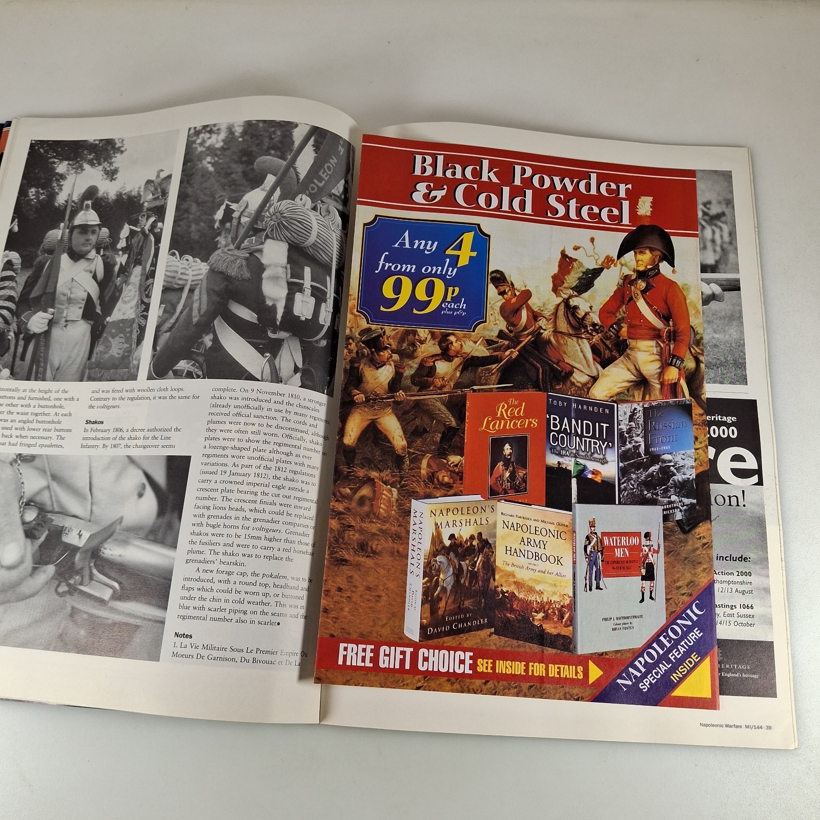 Military Illustrated Past & Present No 144 Napoleon’s Warriors, Vietnam Lot 2