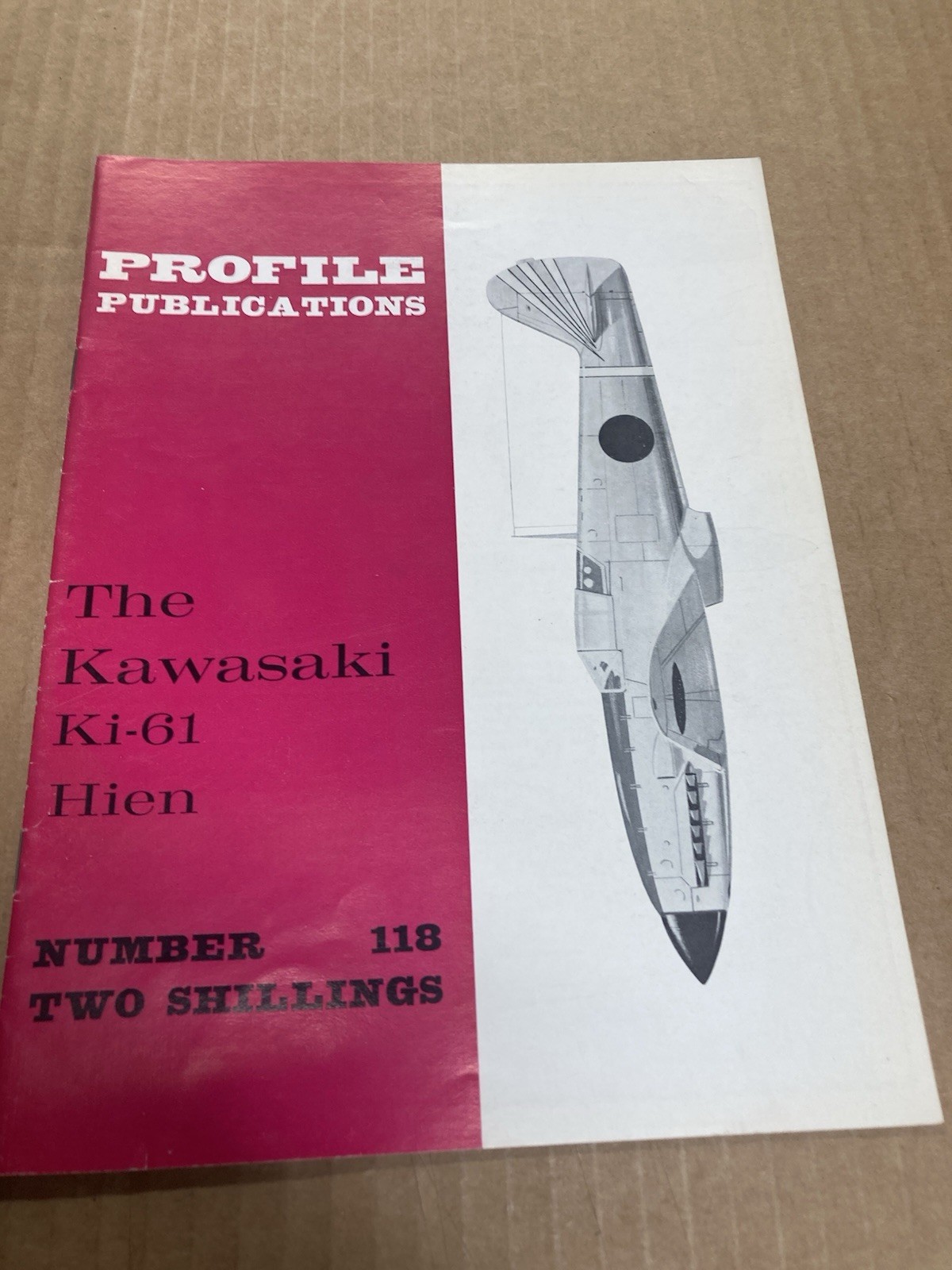 Profile Publications #118 KAWASAKI KI-61 HIEN WWII Airplane RENE FRANCILLON