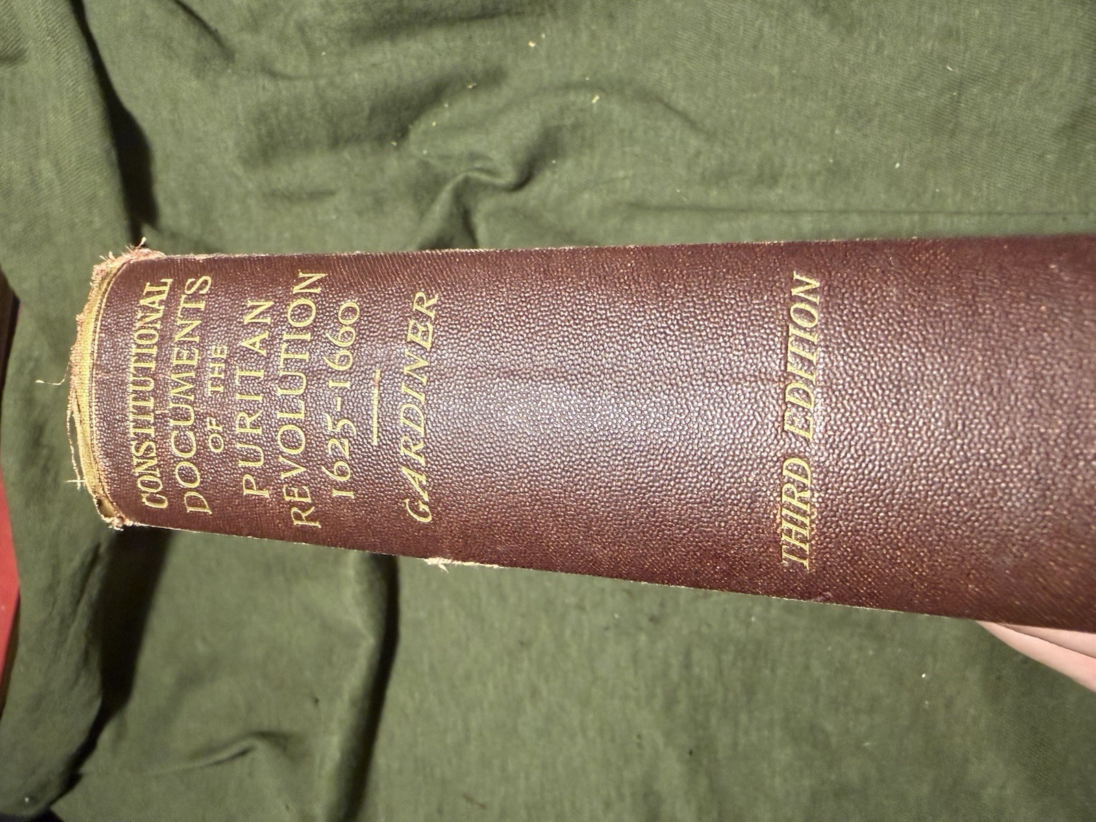 Constitutional Documents of the Puritan Revolution 1625-1660 by Gardiner 1906 HC