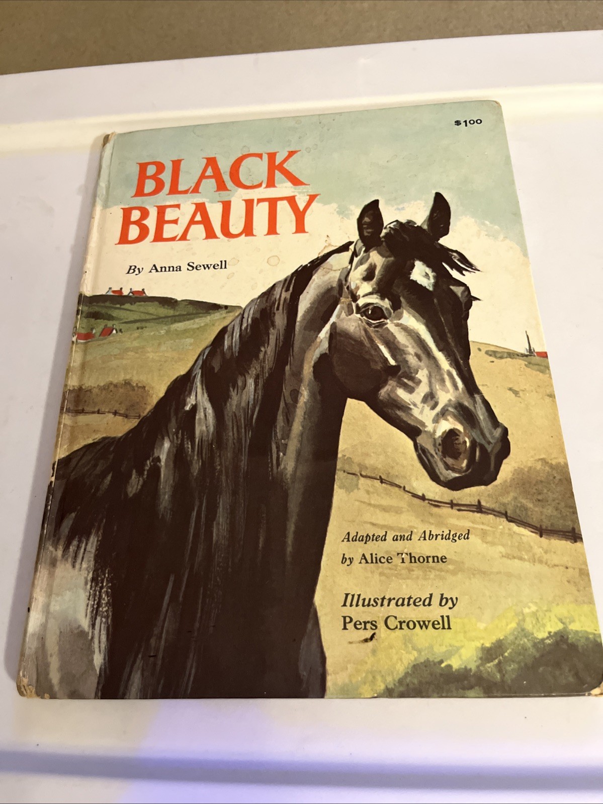 Vtg Book BLACK BEAUTY Anna Sewell 1962 Illustrated Pers Crowell GROSSET & DUNLAP