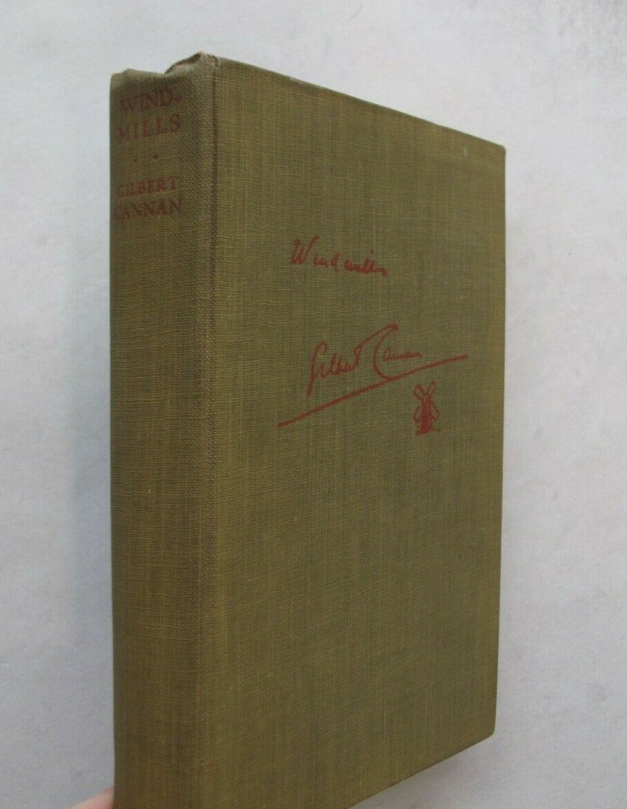 Stories Fantasy Satire Windmills A Book of Fables Gilbert Cannan 1st Am. Ed 1920