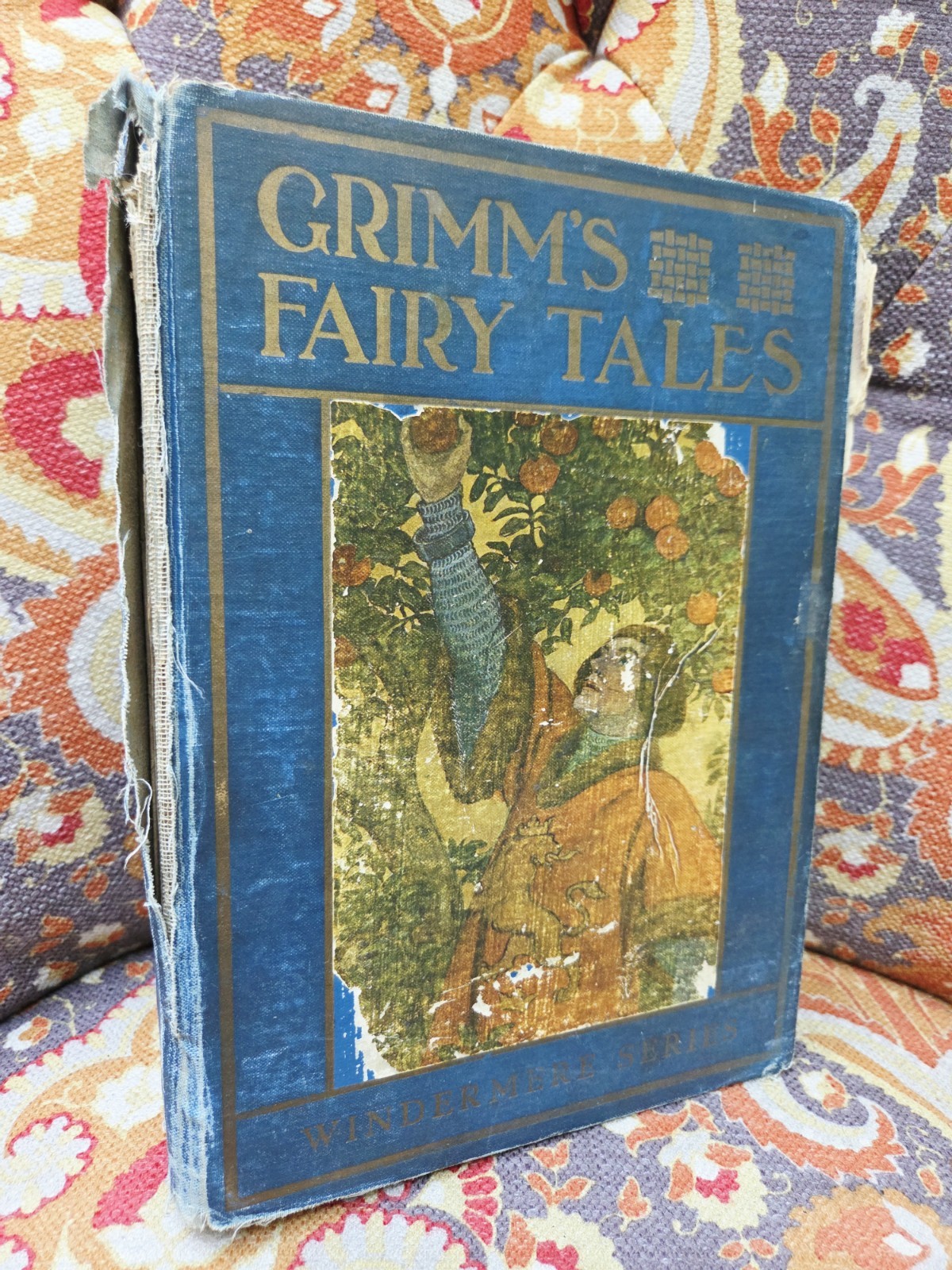 Windermere GRIMM’S Fairy Tales 1913 Illustrated Hope Dunlap Vintage Hardcover