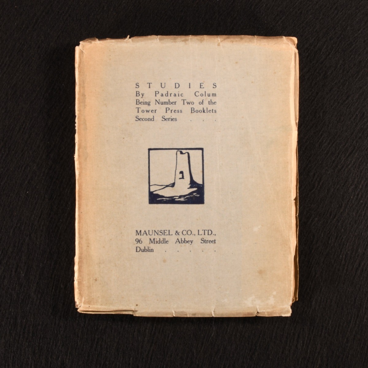 1907 Studies Padraic Colum Number Two Tower Press Booklets Second Series