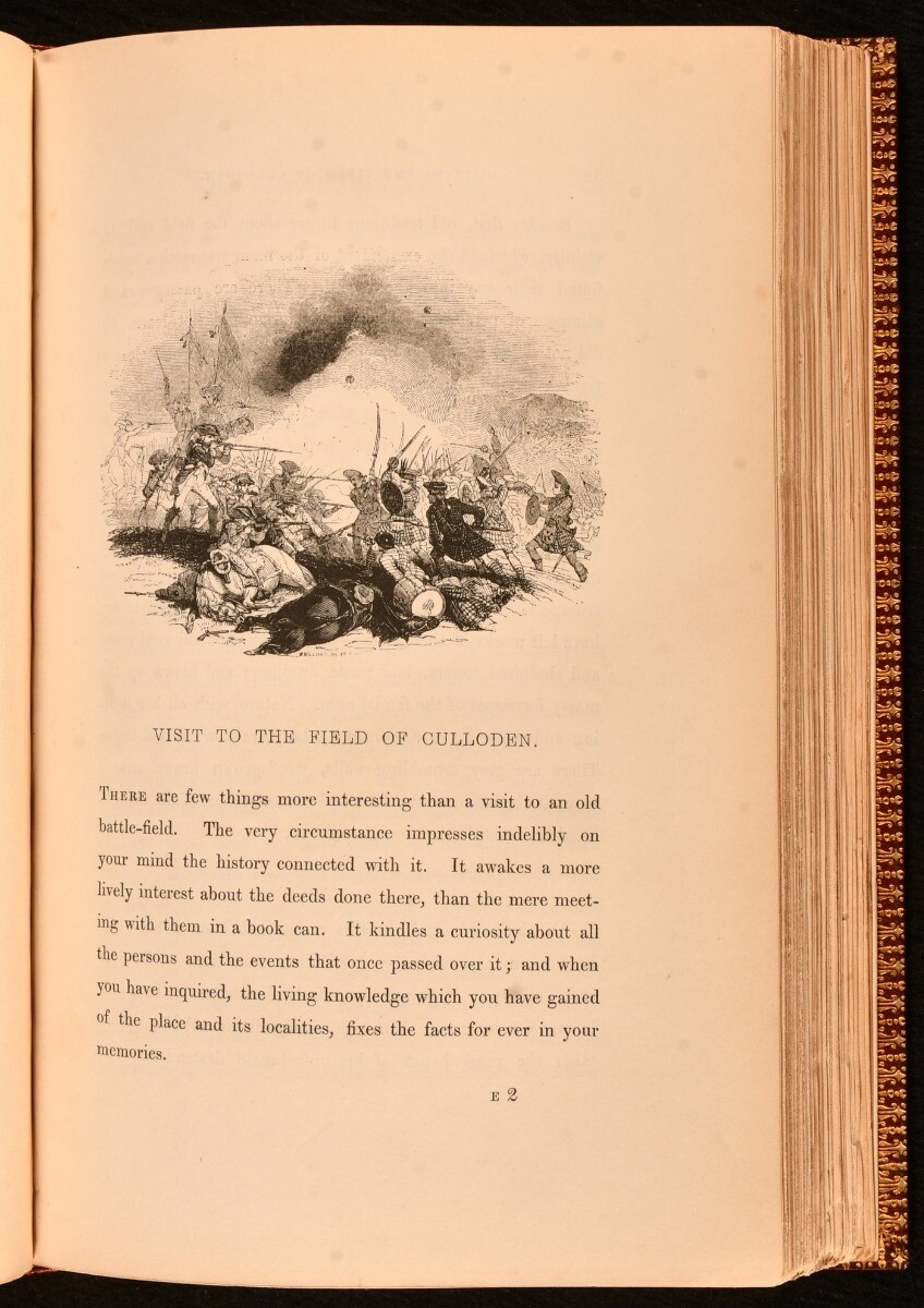 1840-42 4Vols Visits to Remarkable Places William Howitt First Edition Extra …