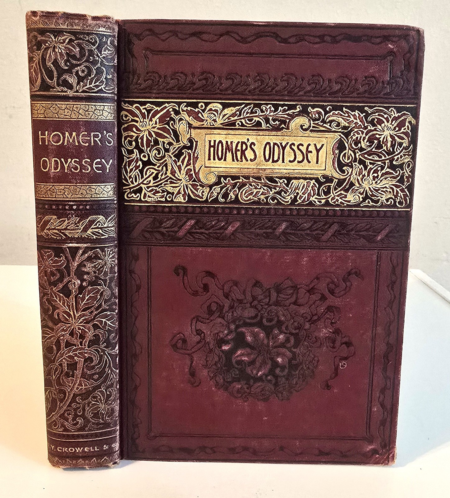 Homer’s Odyssey, Alexander Pope Illustrated 1881 Gilt Fine Binding