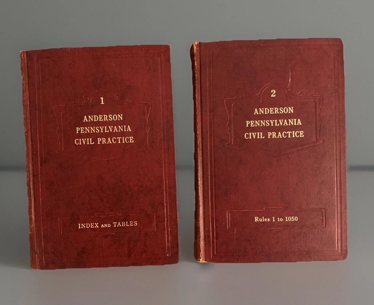 Vntg Law Book Pennsylvania Anderson Pennsylvania Civil Practice 1950’s Free Ship