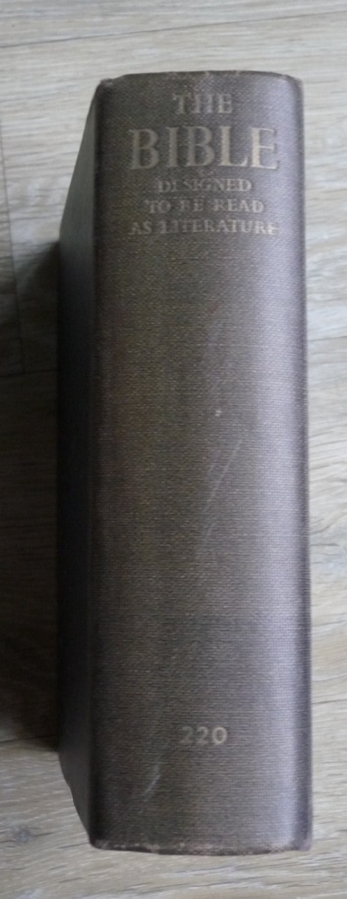 The Bible Designed To Be Read As Literature Ernest Sutherland Bates, Undated,7th