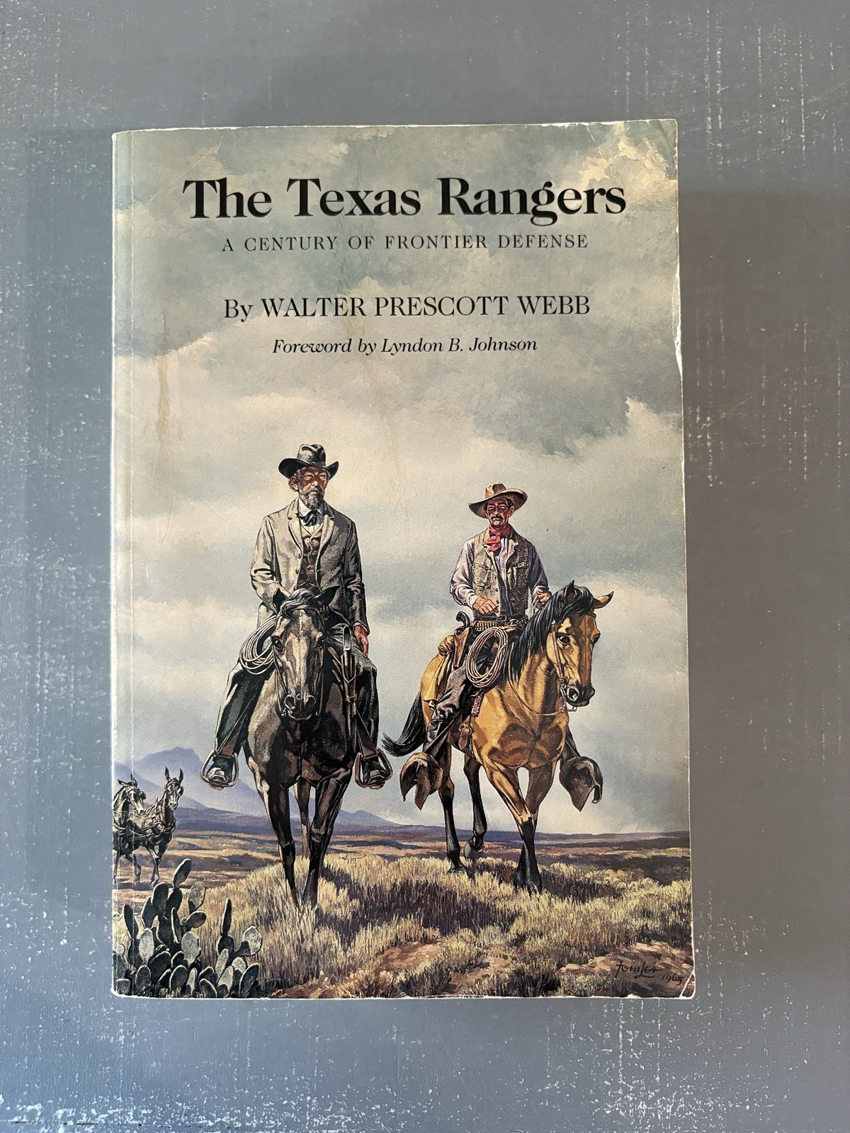 THE TEXAS RANGERS by Walter Prescott Webb 1989 Trade PB 1st Ed UT University