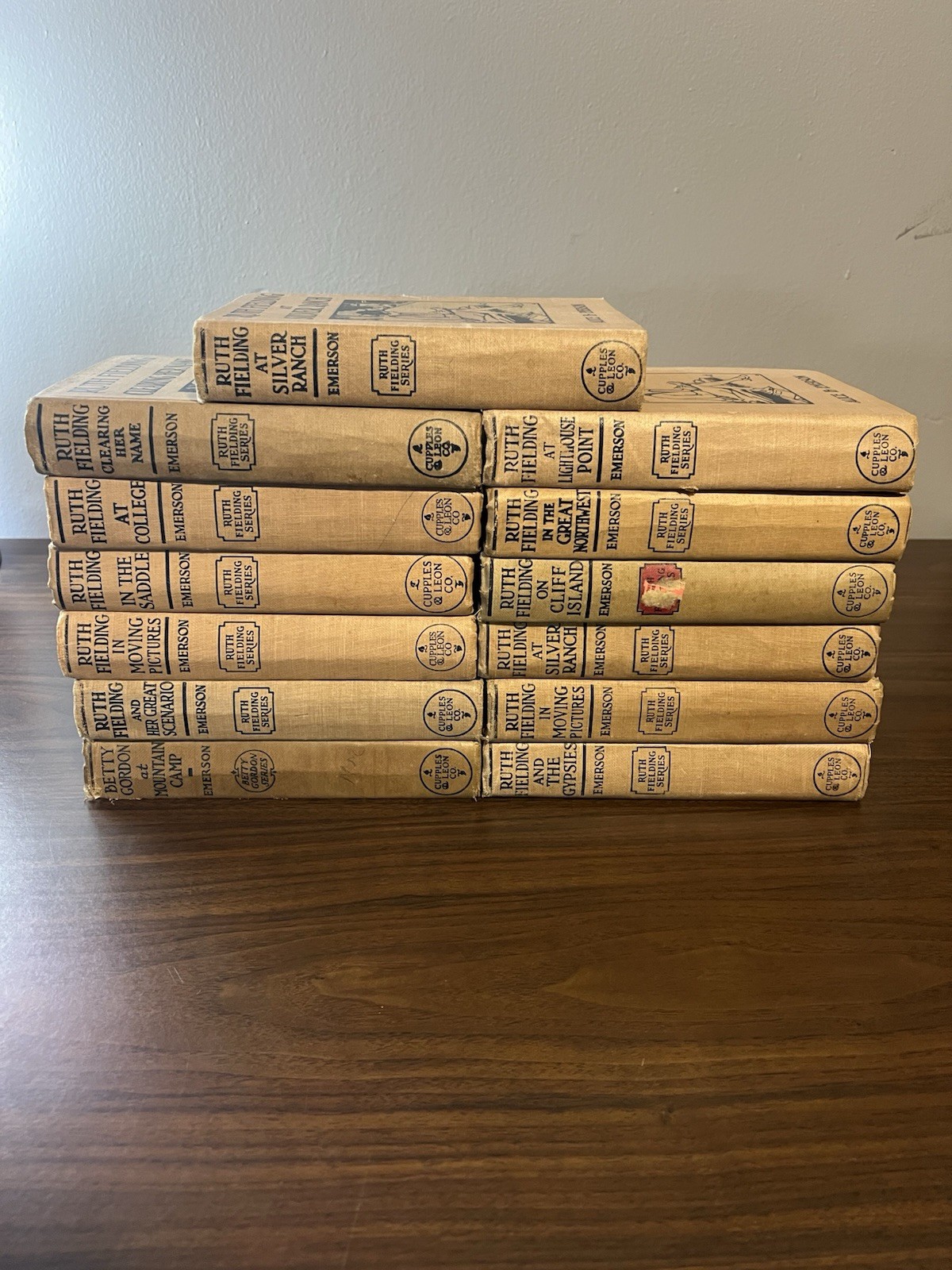 Lot Of 13 Antique Vintage Hardcover Ruth Fielding Series Books Alice B. Emerson