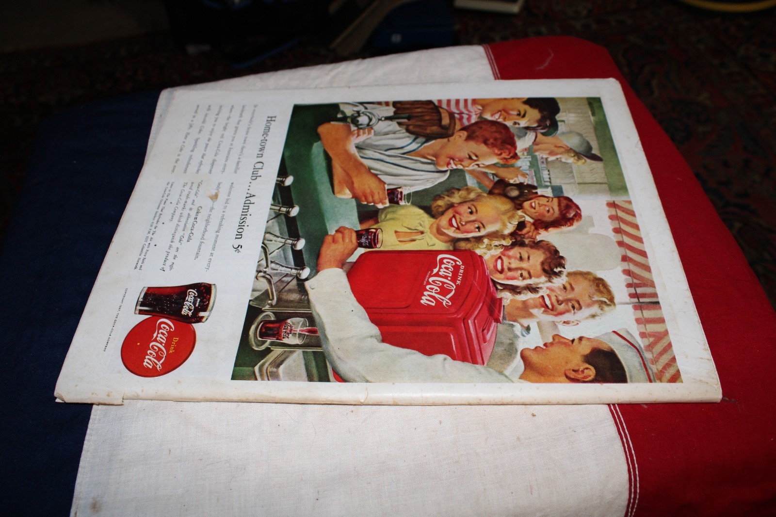 COMPLETE Saturday Evening Post August 16, 1947 Norman Rockwell High Dive