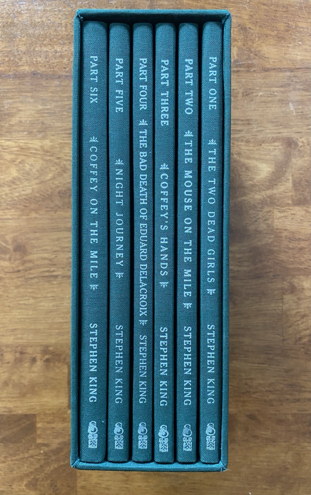The Green Mile, Stephen King, 2006, Subterranean Press, HC Gift Edition