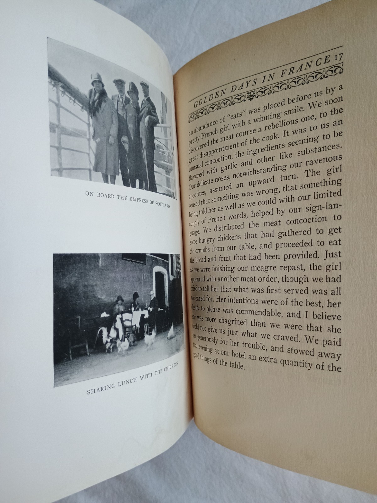 Golden Days in France 1927 Luther Brewer Torch Press RARE Limited 1/300 Iowa