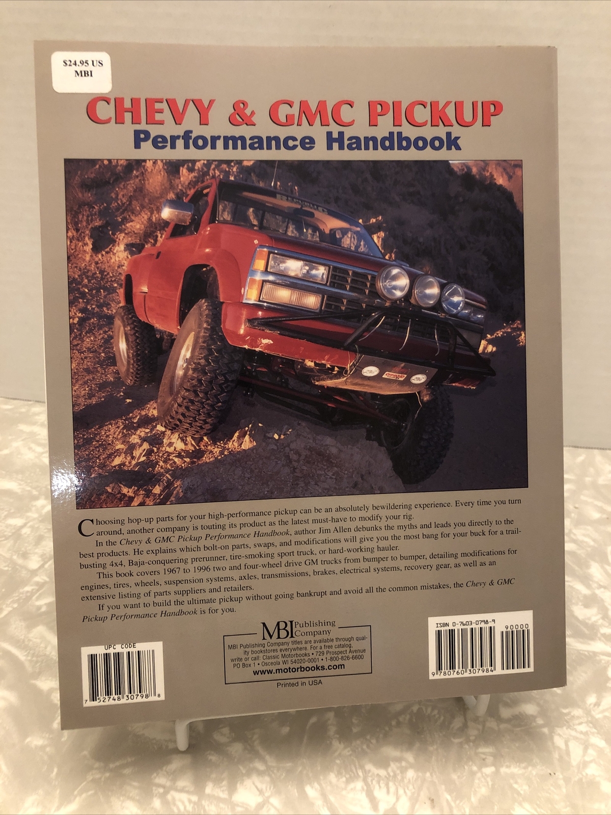 Chevy & GMC Pickup Performance Handbook by Jim Allen Trade Paperback MBI 2000