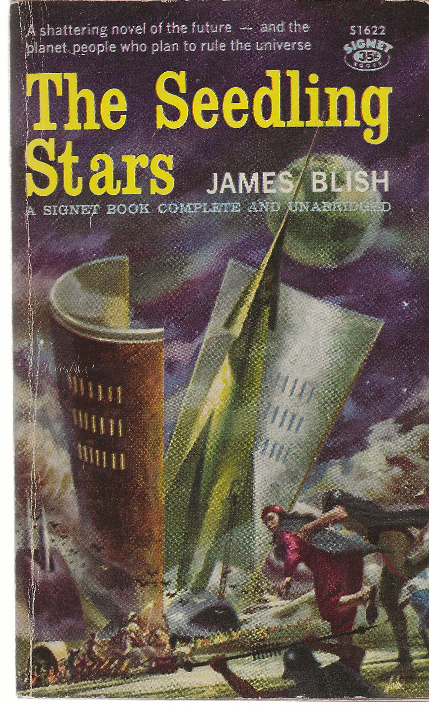 The Seedling Stars James Blish 1st SIGNET Printing 1959 Vintage Paperback Good