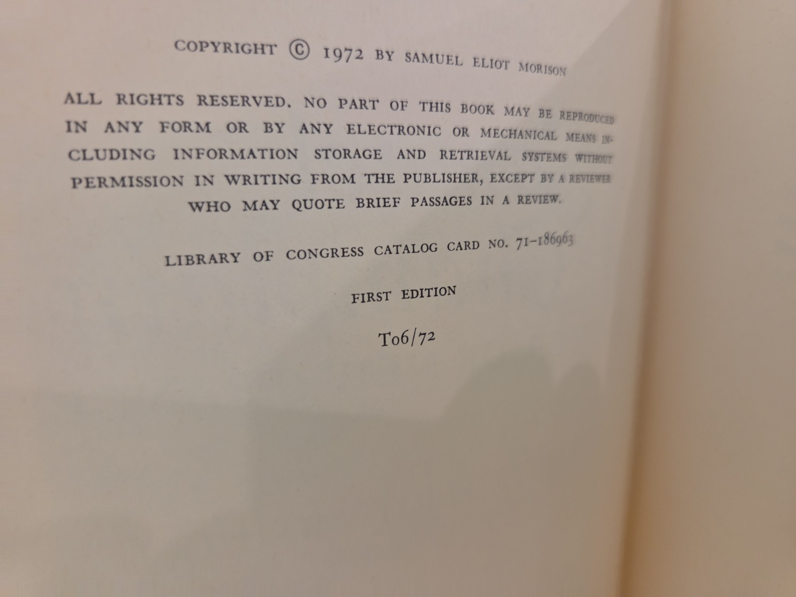 SAMUEL DE CHAMPLAIN by Samuel Eliot Morison (1972 First Edition, HC/DJ)