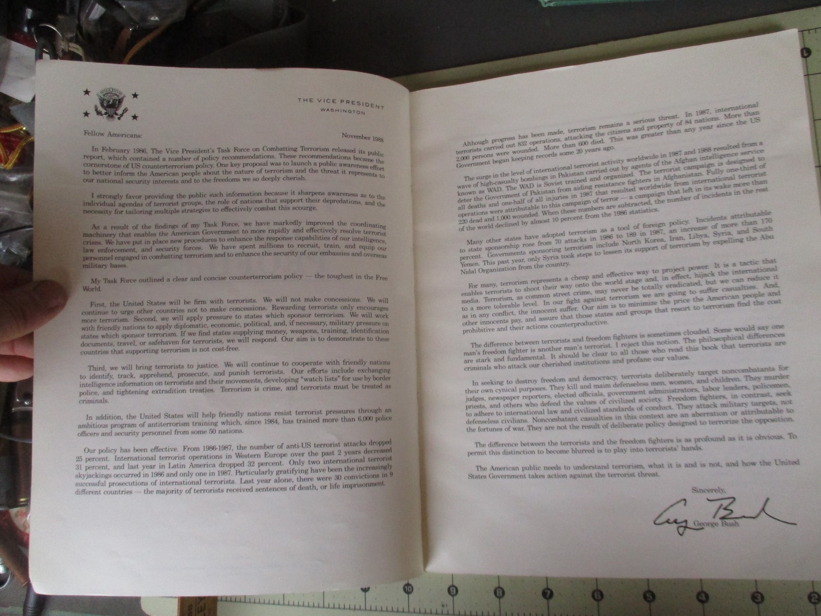 BOOK: 1988 TERRORIST GROUP PROFILES, US Government Printing Office