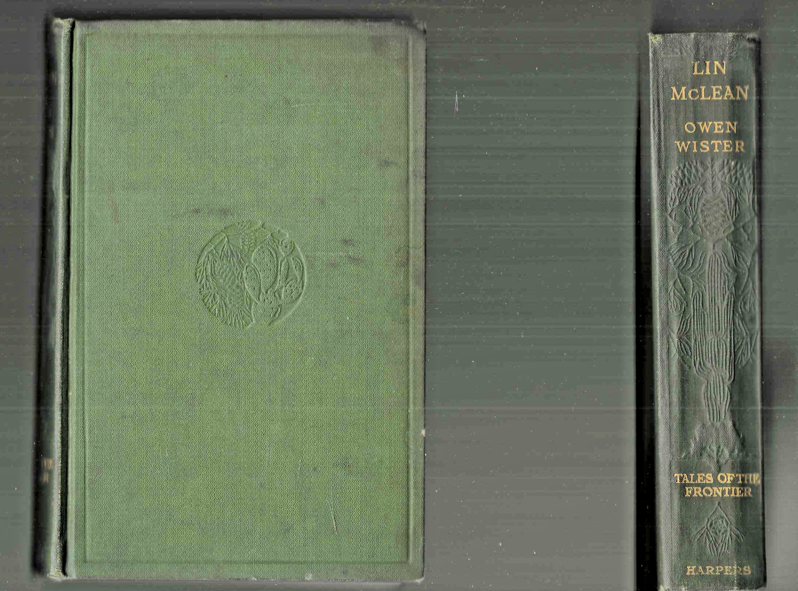 Owen Wister 1907 Lin McLean antique Western Cowboys Hardcover Harpers Revised Ed