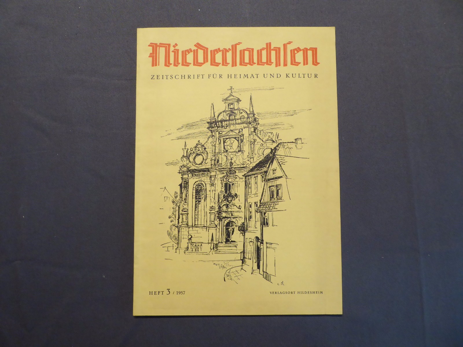Lower Saxony, magazine for home and culture, issue 3 from 1957, Hildesheim