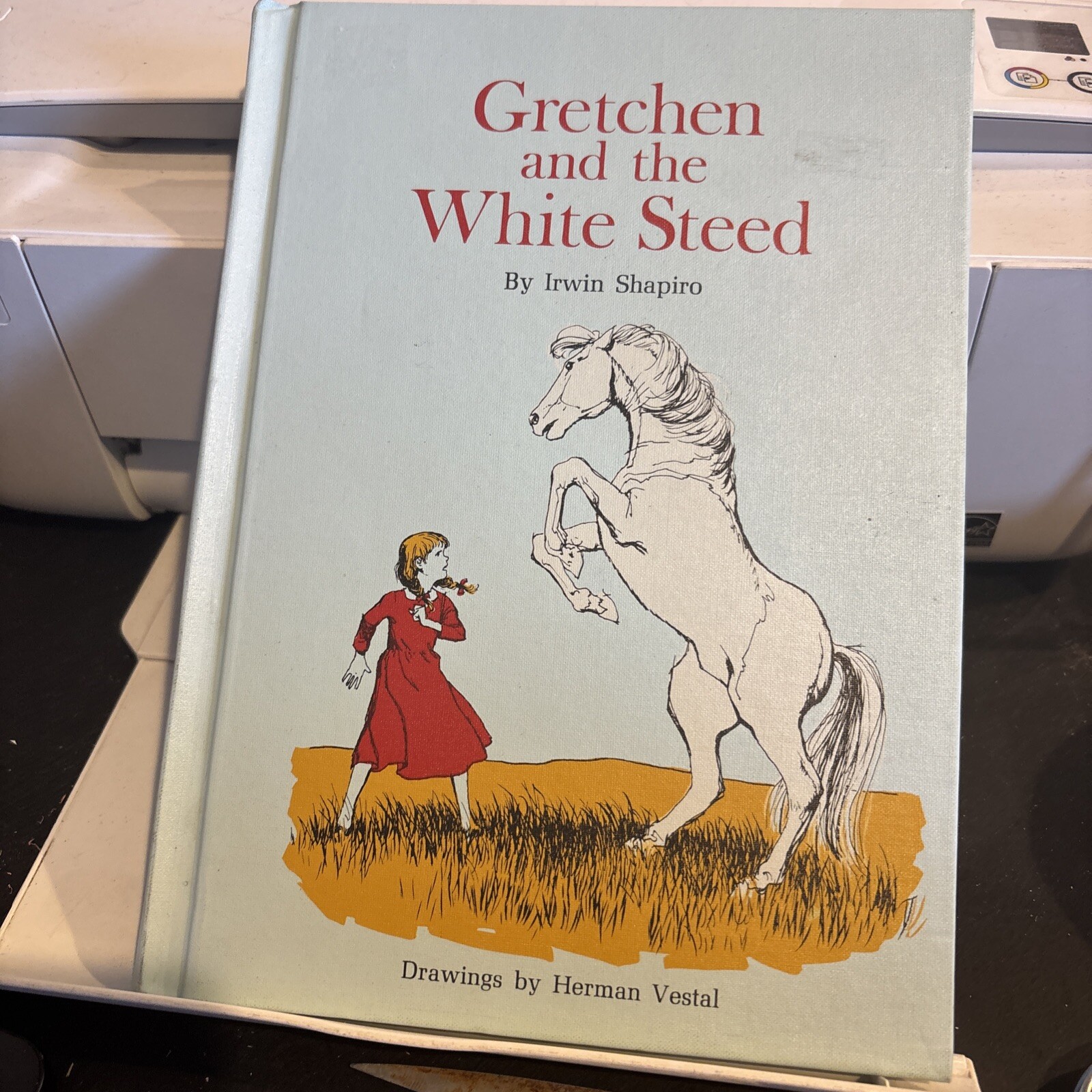 Gretchen and the White Steed by Irwin Shapiro Illus by Herman Vestal HB Horses