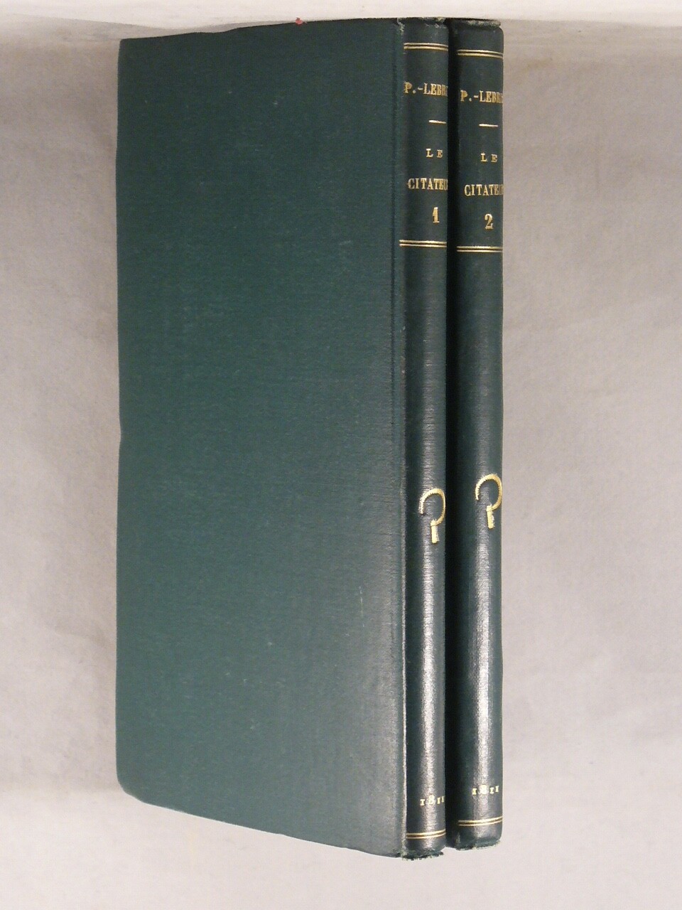 LE CITATEUR, PAR PIGAULT-LEBRUN 1811 French Two Volume Set, Vintage Hardcovers