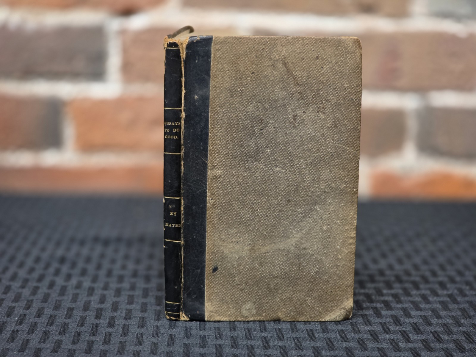 DR COTTON MATHER – Essays to do Good c1830s Religious American Tract Society