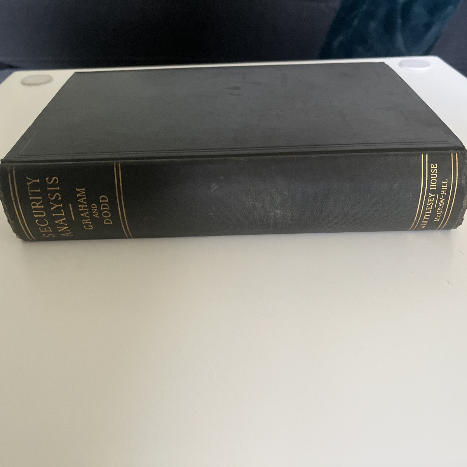 Security Analysis – Graham & Dodd – 1934 – 1st Edition 6th Impression