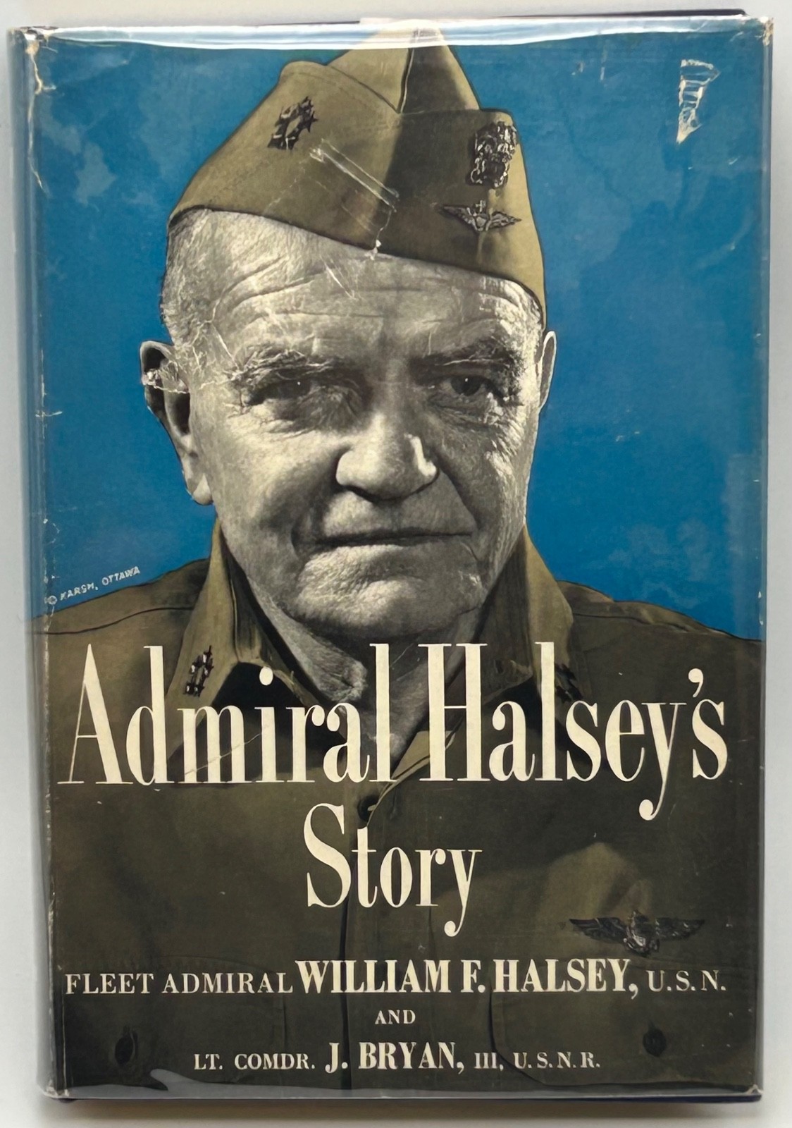 Admiral William Halsey-Halsey’s Story-SIGNED First Edition- Bold Signature!