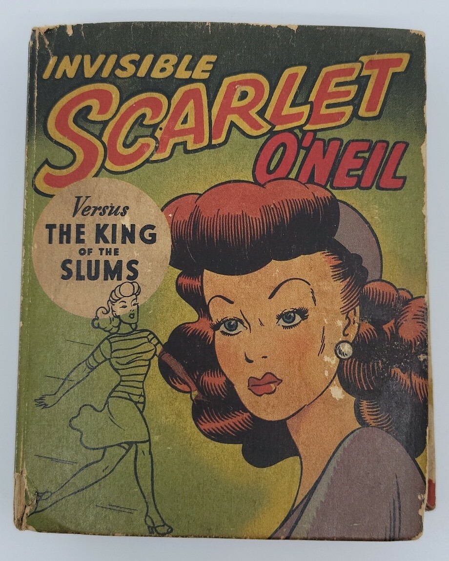 VINTAGE 1946 INVISIBLE SCARLET O’NEAL BIG LITTLE BOOK ANTIQUE ESTATE FIND #1406