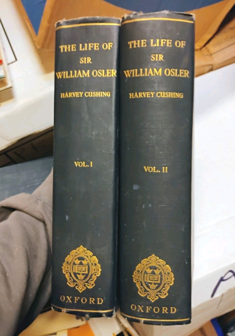 Life Of Sir William Osler 2 Vol Set Harvey Cushing 1925 1st Ed/ 3rd Printing