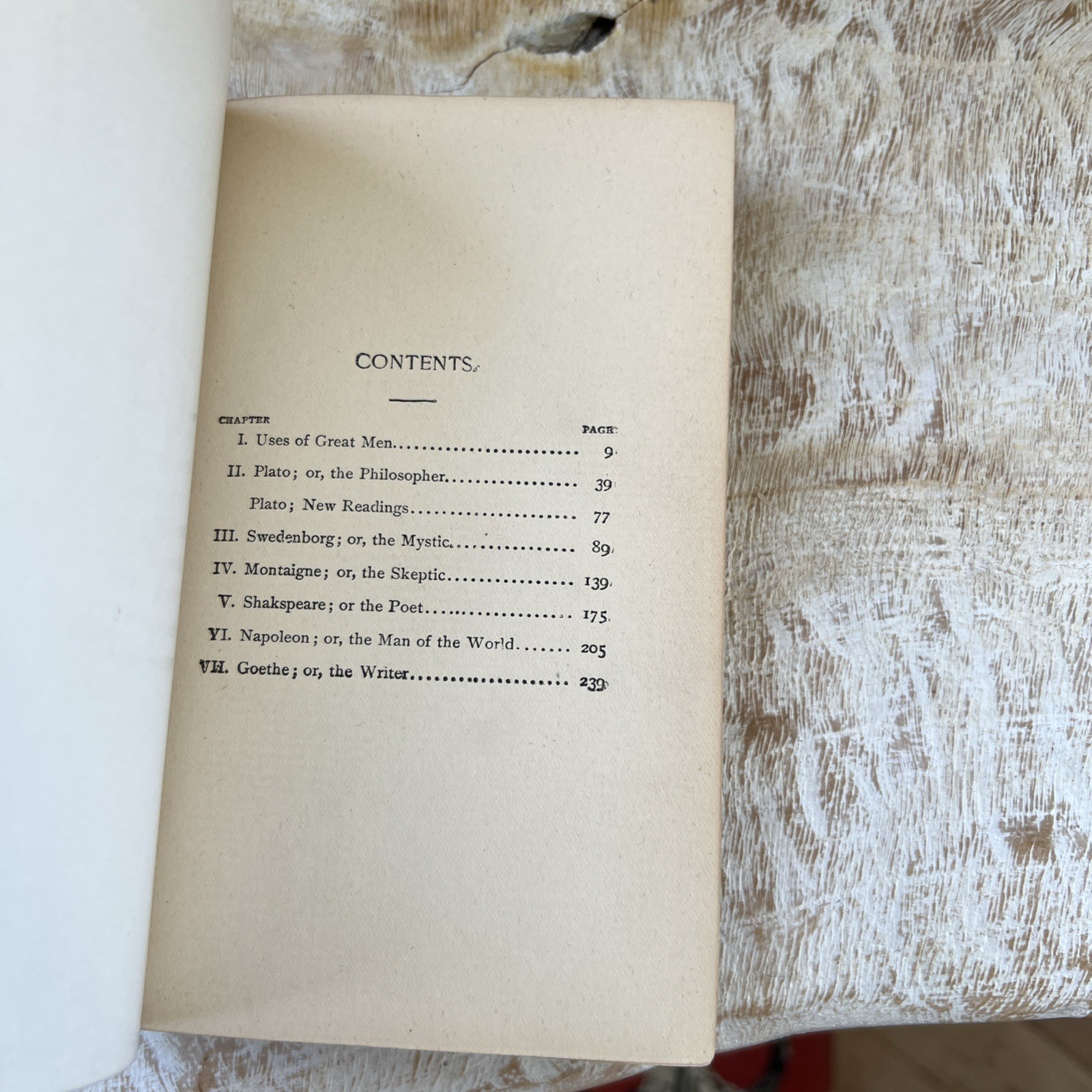 REPRESENTATIVE MEN by Ralph Waldo Emerson H.M. Caldwell Publisher 1896-1914