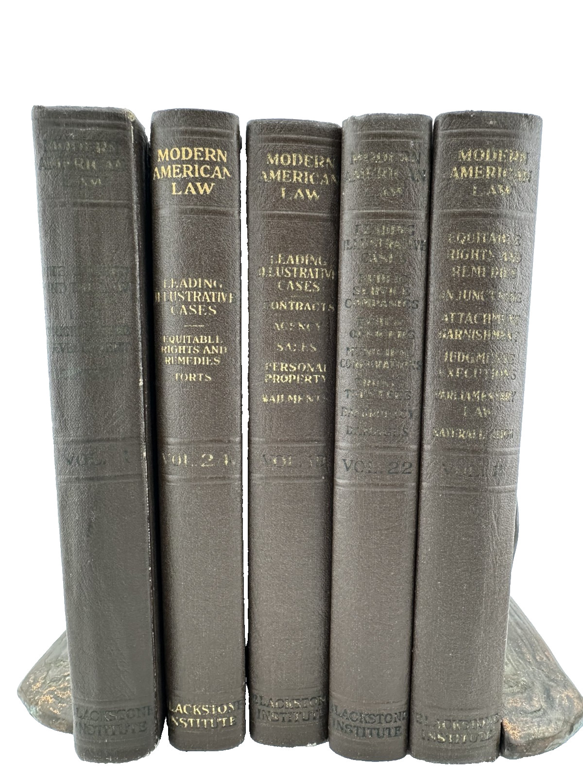 Modern American Law – 5 Vol Set (1928) Blackstone Institute