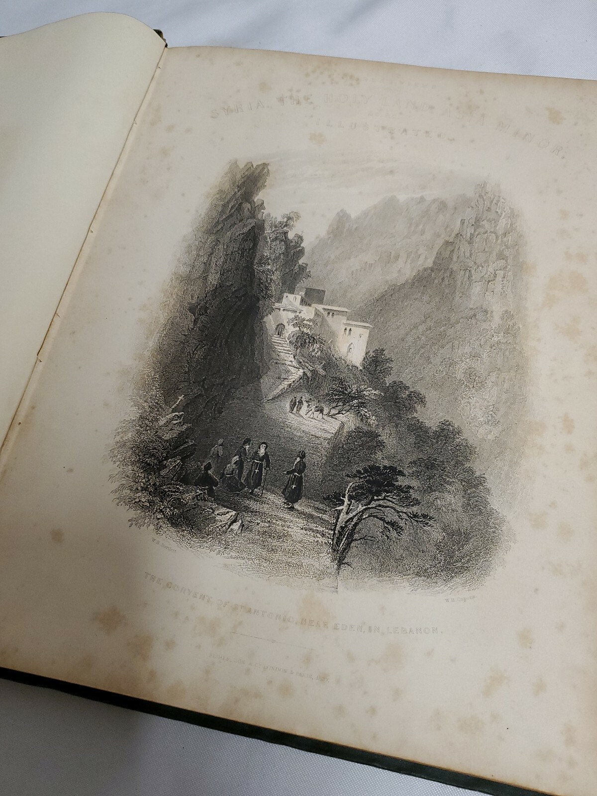 SYRIA THE HOLY LAND ASIA MINOR 1837 2nd Edition Bartlett Purser Illustrated