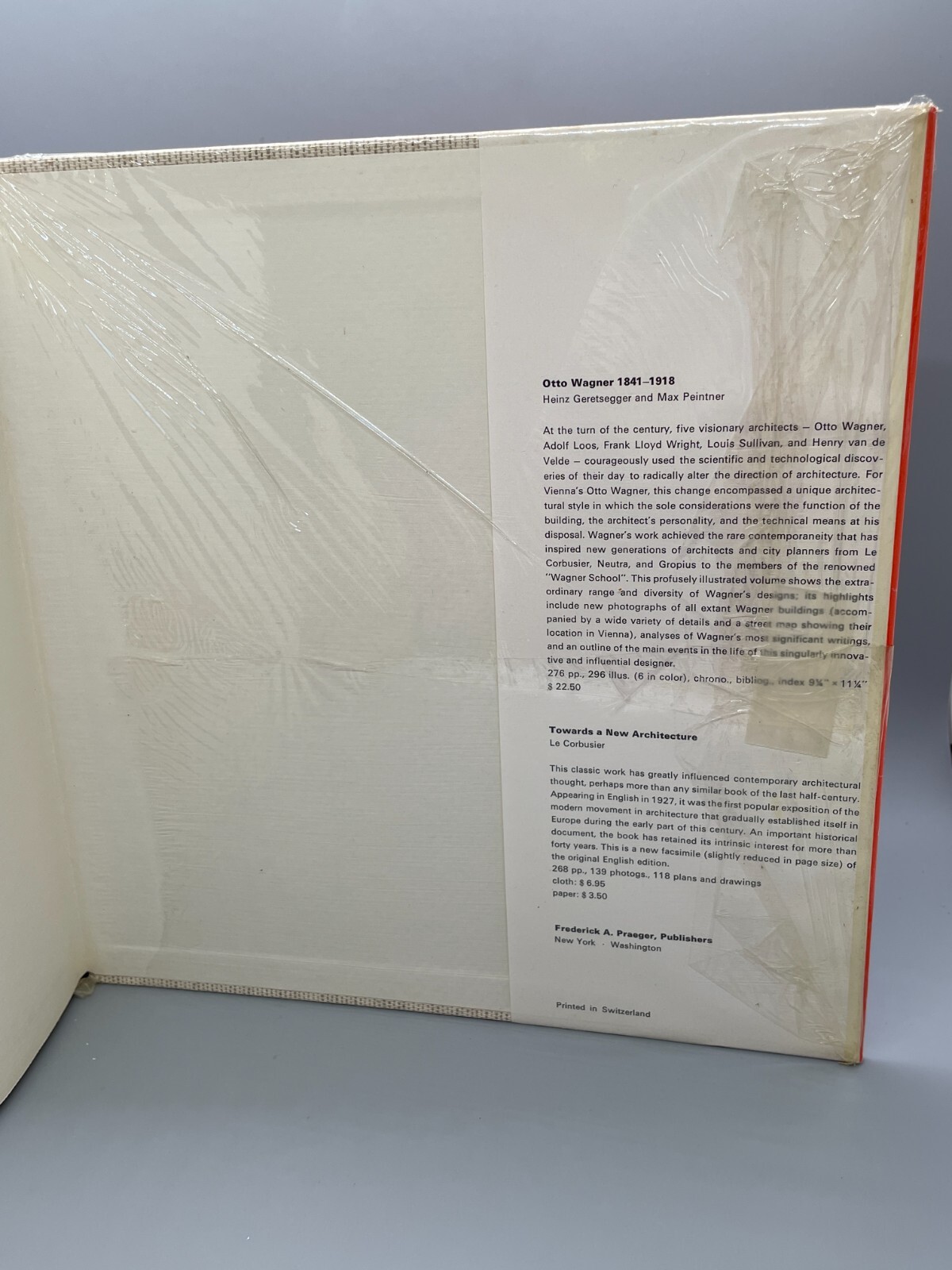 Robert Maillart Bridges and Constructions by Max Bill, Praeger 1969 Book