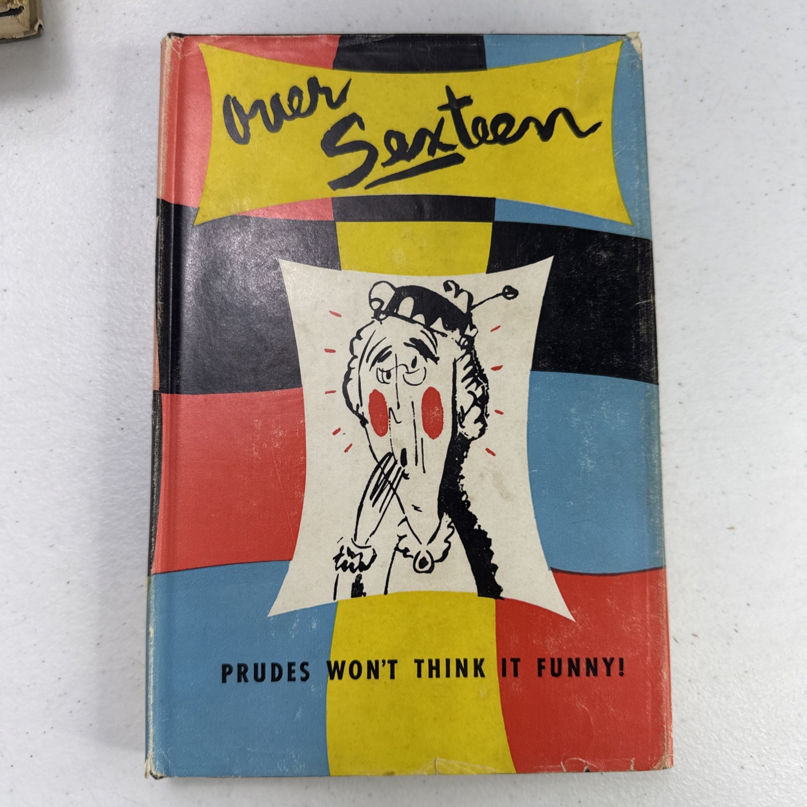 Over Sexteen Volumes 1-5 Set 1956 Vintage Risqué Humor Book in Color J M Elgart