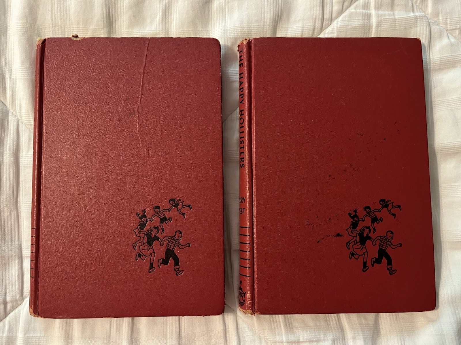 Lot Of 2 The Happy Hollisters Books by Jerry West – Vintage HC Indian Treasure