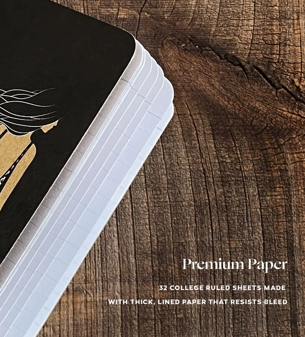 Millay Quote Lady Cover Pocket Size Notebook, New In Plastic Wrap