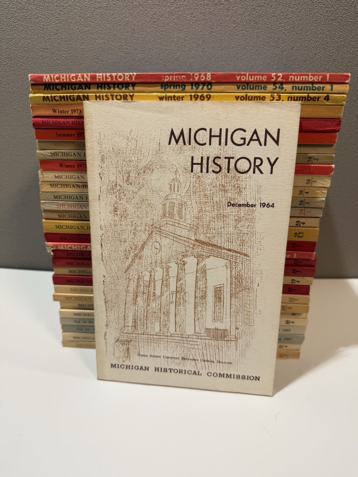 MICHIGAN HISTORY HISTORICAL COMMISSION BOOKS 1964 – 1977 VOLUME 48 – 61